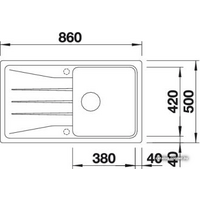 Blanco Sona 5 S (антрацит) [519671] Image #4