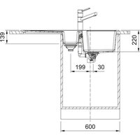 Кухонная мойка Franke Urban UBG 651-100 114.0741.215 (оникс) - Превью изображения №4 — Интернет-магазин Your Sale