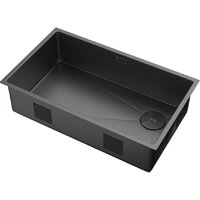 Кухонная мойка ZorG Zerox 74 U / IF Side SF Zurinox PVD Gunblack - Превью изображения №2 — Интернет-магазин Your Sale