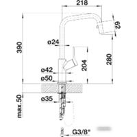 Blanco Jurena-S хром (520765) Image #4