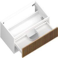 ЗОВ Тумба с умывальником Кито-2 100 (белый/тростник) Image #2