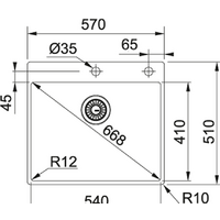 Franke Box BXX 210-54 TL 127.0369.295 Image #2