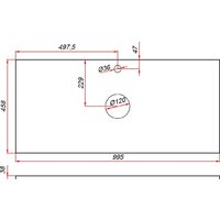 ЗОВ Тумба под умывальник Дион 100 D100LWP0M9003MKV5-HPL38T (туя/белый матовый) Image #5