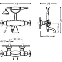 Смеситель Tres Classic 24217609LM - Превью изображения №2 — Интернет-магазин Your Sale