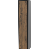 ЗОВ Шкаф-пенал Парма 150 PP150LAN0MAMC1B (антрацит/аттик)