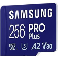 Карта памяти Samsung PRO Plus microSDXC 256GB MB-MD256SA/EU (с адаптером) - Превью изображения №2 — Интернет-магазин Your Sale
