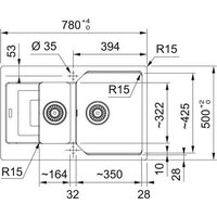 Кухонная мойка Franke Urban UBG 651-78 114.0741.213 (оникс) - Превью изображения №3 — Интернет-магазин Your Sale