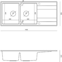 Кухонная мойка Quadron HQE11650U7_PVDC1_P2O - Превью изображения №6 — Интернет-магазин Your Sale