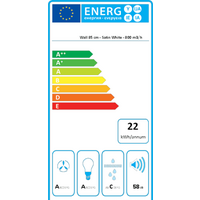 Falmec Flipper Green-Tech 85 800 м3/ч (белый) Image #6