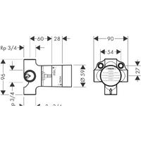 Hansgrohe Quattro 15930180 Image #2