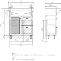 Volna Тумба Milena 70.1D.2Y с умывальником Балтика Image #9