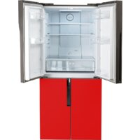 Четырёхдверный холодильник CENTEK CT-1750 Red - Превью изображения №3 — Интернет-магазин Your Sale