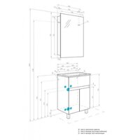 Акватон Тумба под умывальник Форест 60 1A278201FR9C0 Image #8