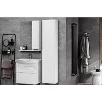 Belux Шкаф с зеркалом Клермонт В 70 Ш (1, белый глянцевый) Image #4