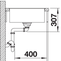 Blanco Axia III XL 6 S-F (разделочная доска из ясеня, кофе) Image #3