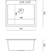 Кухонная мойка Quadron HB8304U5-G1_P2O - Превью изображения №4 — Интернет-магазин Your Sale