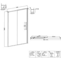 Niagara NG-64-10A 100x195 (хром/прозрачное стекло) Image #11