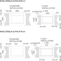 Elica NikolaTesla Alpha B BL/A/60 PRF0196211 Image #3