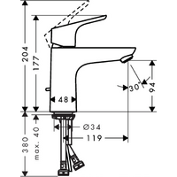 Hansgrohe Focus [31621000] Image #2