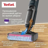 Вертикальный моющий пылесос Tefal X-Clean 2 2в1 GF2251F3 - Превью изображения №14 — Интернет-магазин Your Sale