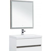 Aquanet Тумба Беркли 80 с умывальником Moduo 80 (белый/дуб рошелье) Image #10