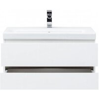 Aquanet Тумба Беркли 80 с умывальником Moduo 80 (белый/дуб рошелье) Image #4