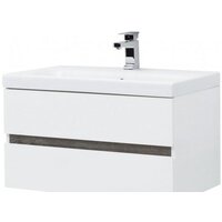 Aquanet Тумба Беркли 80 с умывальником Moduo 80 (белый/дуб рошелье) Image #5