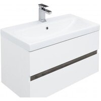 Aquanet Тумба Беркли 80 с умывальником Moduo 80 (белый/дуб рошелье) Image #7