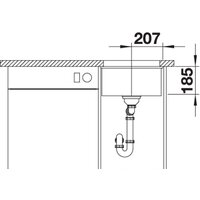 Blanco Subline 375-U (глянцевый белый) Image #4