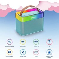 Беспроводная колонка Lamax KaraokeKid1 (голубой) - Превью изображения №3 — Интернет-магазин Your Sale