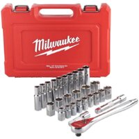 Набор трещотка с головками Milwaukee 4932471864 (28 предметов) - Превью изображения №2 — Интернет-магазин Your Sale
