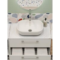 Cersanit Столешница Stone Aura 63854 (светло-серый сатиновый) Image #5