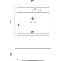Кухонная мойка Quadron HCQB6054U8_BS - Превью изображения №6 — Интернет-магазин Your Sale