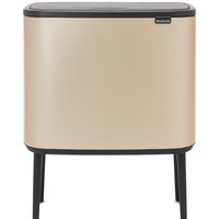Brabantia Bo Touch Bin 11+23 л (шампань)