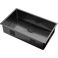 Кухонная мойка ZorG Zerox 74 U / IF PVD Gunblack - Превью изображения №2 — Интернет-магазин Your Sale