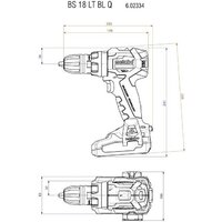 Metabo BS 18 LT BL Q 602334800 (с 2-мя АКБ, кейс) Image #3