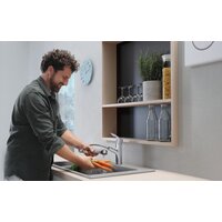Смеситель Hansgrohe Focus M43 71842000 (хром) - Превью изображения №3 — Интернет-магазин Your Sale