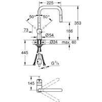 Смеситель Grohe Minta 32322DL2 - Превью изображения №2 — Интернет-магазин Your Sale
