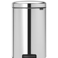 Brabantia Pedal Bin NewIcon с корзиной 20 л (стальной полированный)