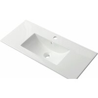 ЗОВ Тумба с умывальником Парма 100 P100LA0MWMC1A-OL100 (аттик/белый матовый/алюминий) Image #3