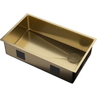 Кухонная мойка ZorG Zerox 74 U / IF Side SF PVD Gold - Превью изображения №2 — Интернет-магазин Your Sale