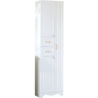 Бриклаер Шкаф-пенал Анна 52 (белый глянец)