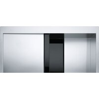 Franke Crystal CLV 214 127.0306.387 (нержавеющая сталь/черный) Image #1