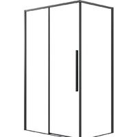 Душевая стенка Grossman Galaxy 90x195 200.K33.01.90.21.00 (черный матовый/стекло прозрачное) - Превью изображения №5 — Интернет-магазин Your Sale