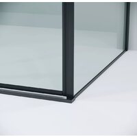 Душевая стенка Grossman Galaxy 90x195 200.K33.01.90.21.00 (черный матовый/стекло прозрачное) - Превью изображения №4 — Интернет-магазин Your Sale