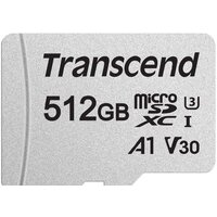 Карта памяти Transcend microSDXC 300S 512GB (с адаптером) - Превью изображения №2 — Интернет-магазин Your Sale