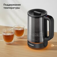 Электрический чайник Redmond (Редмонд) KG259S (черный/тонировка) - Превью изображения №6 — Интернет-магазин Your Sale