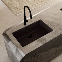 Кухонная мойка Globalo Aurilio 80.1 Dark Chocolate Clean Tech - Превью изображения №2 — Интернет-магазин Your Sale