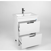 Viant Тумба с умывальником Лима Como 60 VLIM60CO-T2Y+S-UM-COM60/1-w Image #3