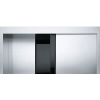 Franke Crystal CLV 214 127.0306.386 (нержавеющая сталь/черный)